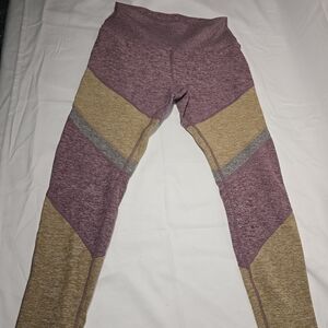 Alo Yoga Sheila Alosoft Leggings High Waist Medium Med M 28" Inseam Excellent B3